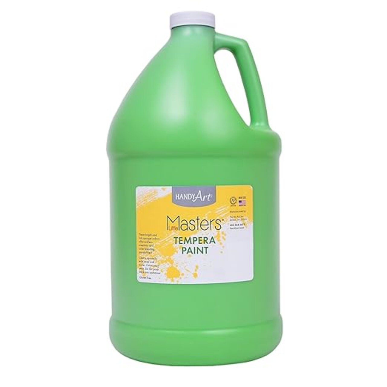 Little Masters Washable Tempera Paint – Green, 1 Gallon | Non-Toxic Washable Paint for Kids, Classrooms & Art Projects